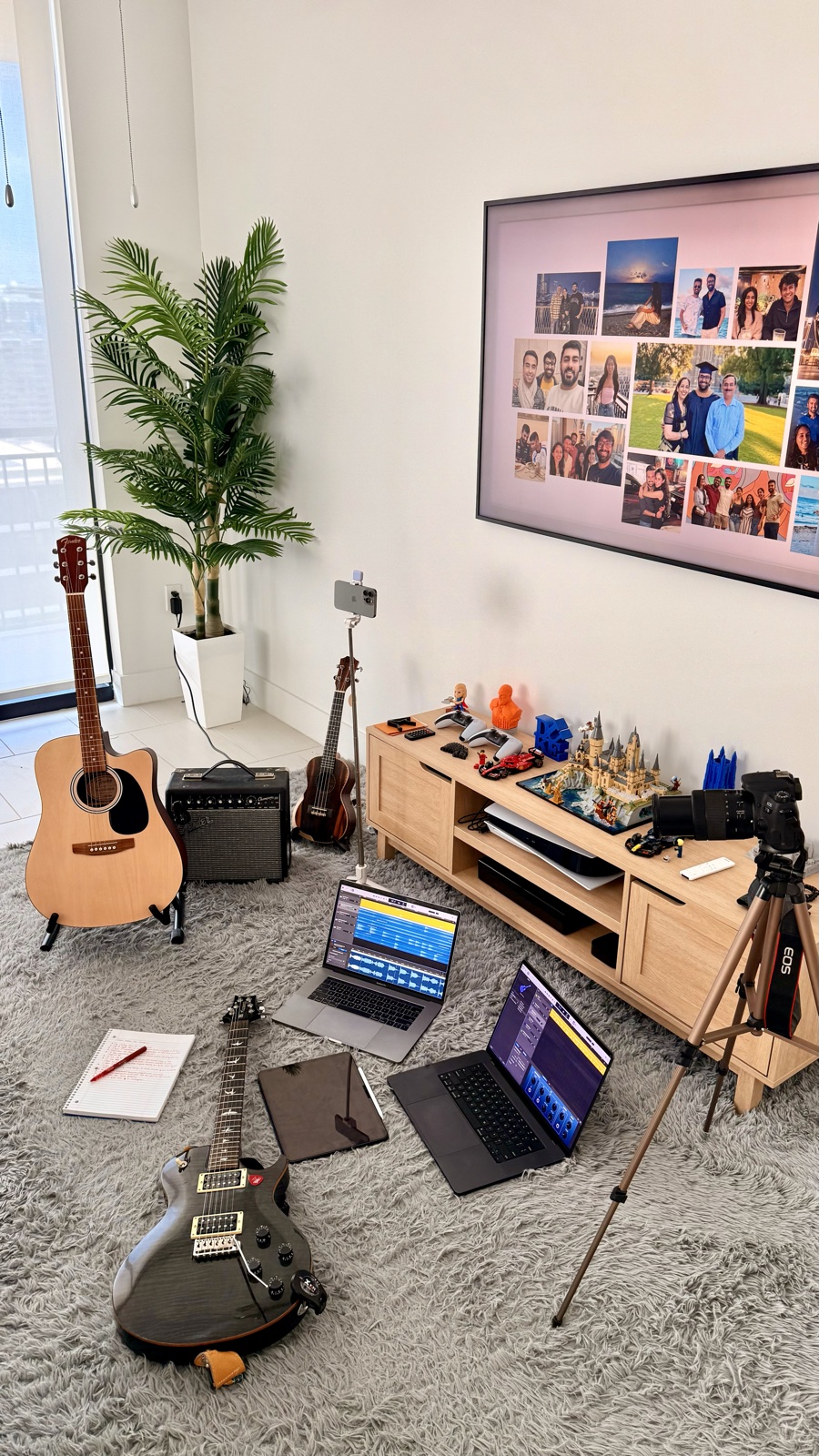 Chirayu's creative setup